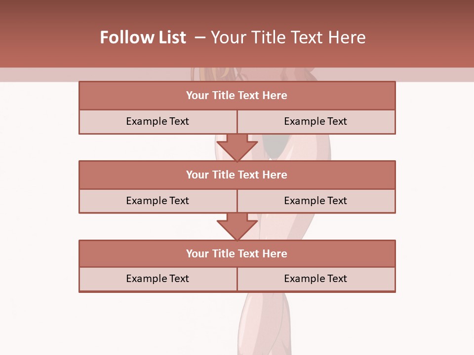 A Woman In A Bikini Is Holding A Tennis Racket PowerPoint Template