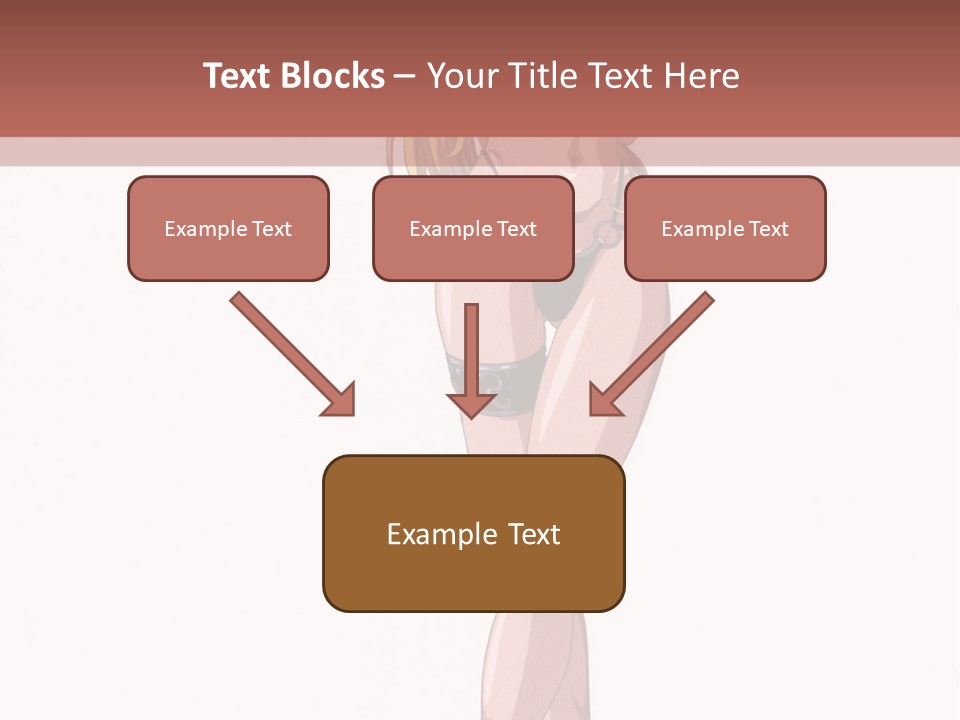 A Woman In A Bikini Is Holding A Tennis Racket PowerPoint Template