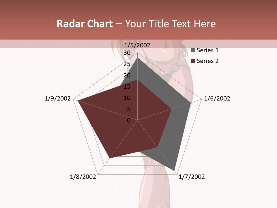 A Woman In A Bikini Is Holding A Tennis Racket PowerPoint Template
