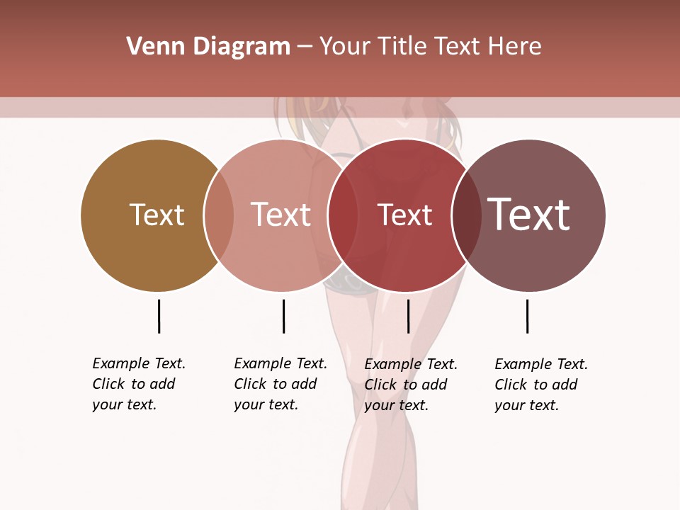 A Woman In A Bikini Is Holding A Tennis Racket PowerPoint Template
