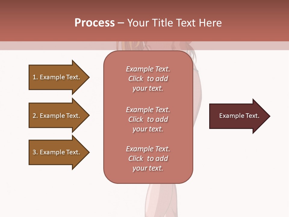 A Woman In A Bikini Is Holding A Tennis Racket PowerPoint Template