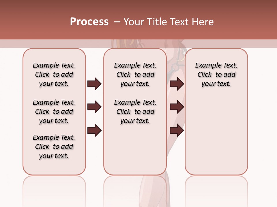 A Woman In A Bikini Is Holding A Tennis Racket PowerPoint Template