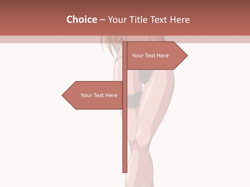 A Woman In A Bikini Is Holding A Tennis Racket PowerPoint Template