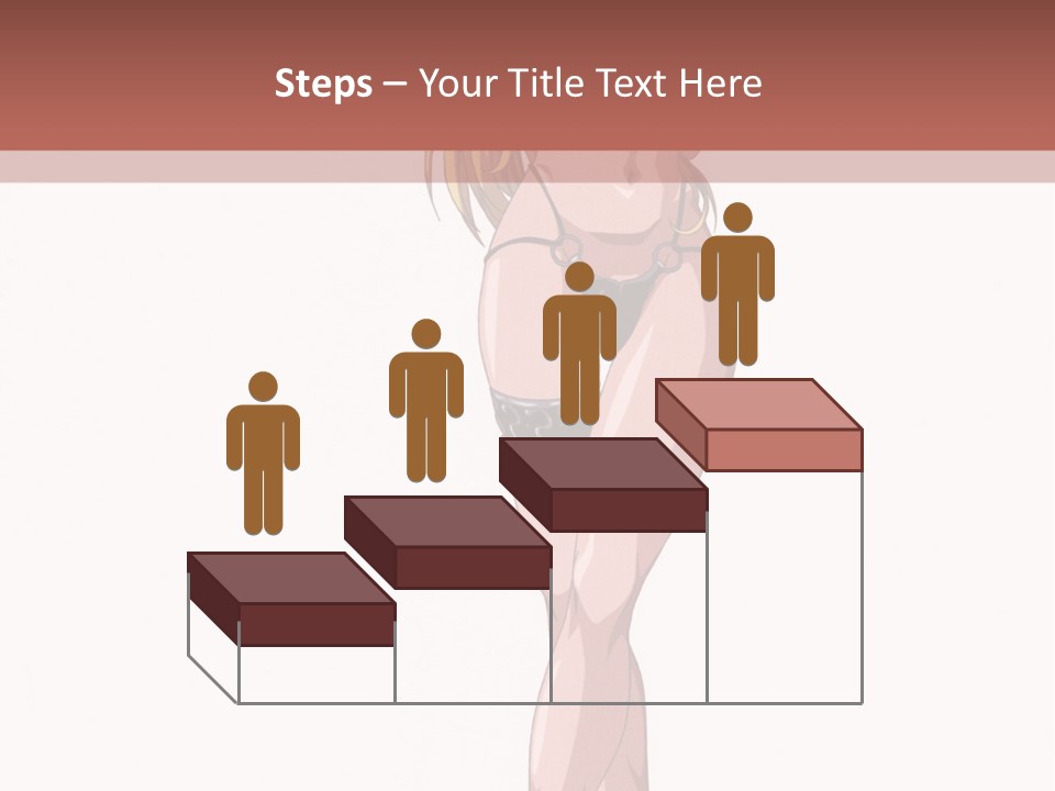 A Woman In A Bikini Is Holding A Tennis Racket PowerPoint Template