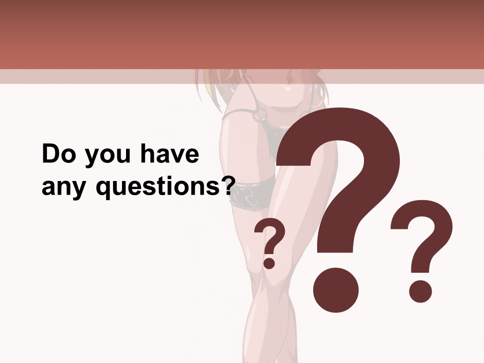 A Woman In A Bikini Is Holding A Tennis Racket PowerPoint Template