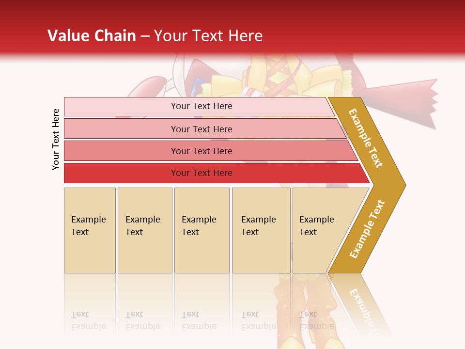 A Girl In A Yellow Dress Is Flying PowerPoint Template