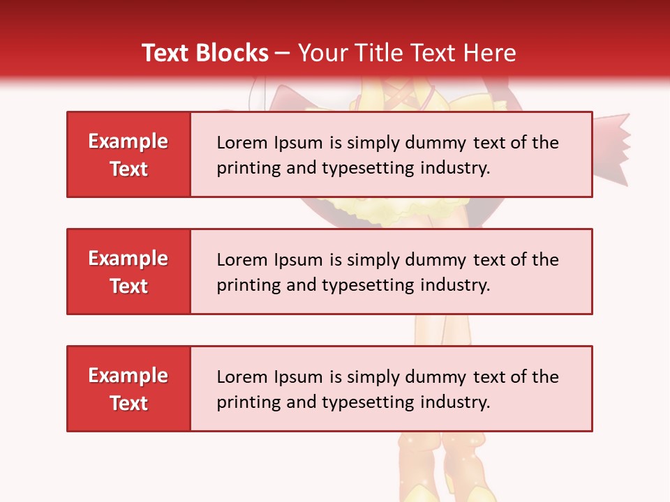 A Girl In A Yellow Dress Is Flying PowerPoint Template