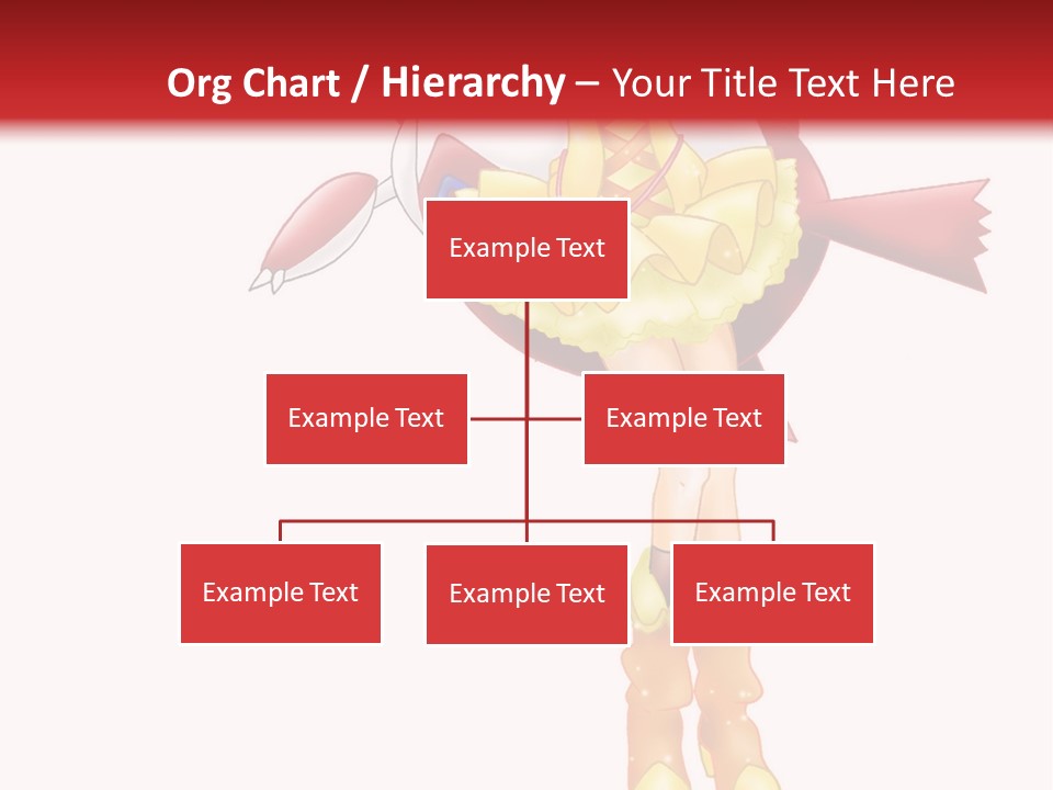 A Girl In A Yellow Dress Is Flying PowerPoint Template