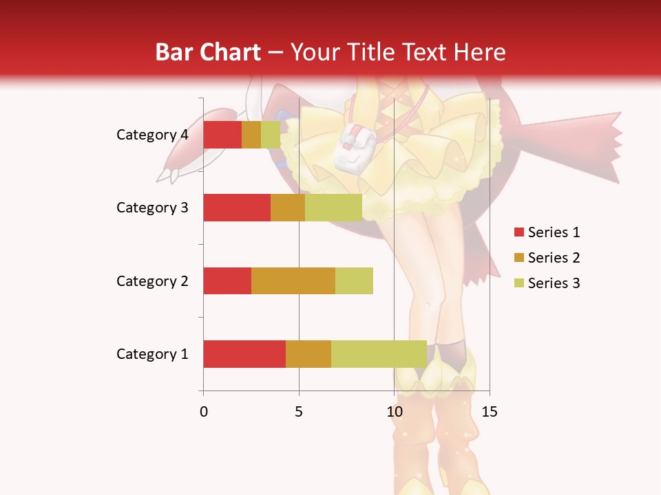 A Girl In A Yellow Dress Is Flying PowerPoint Template