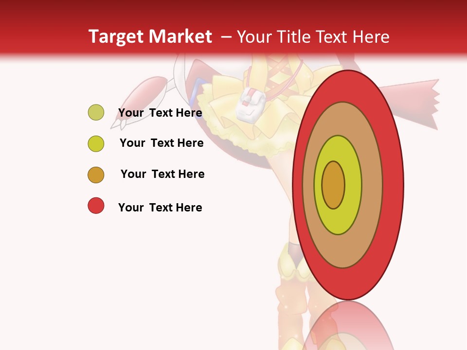 A Girl In A Yellow Dress Is Flying PowerPoint Template