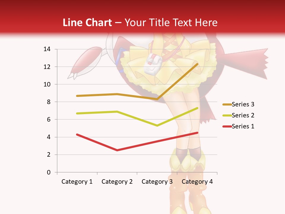 A Girl In A Yellow Dress Is Flying PowerPoint Template