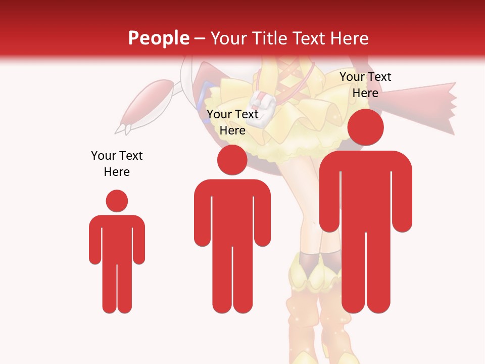 A Girl In A Yellow Dress Is Flying PowerPoint Template