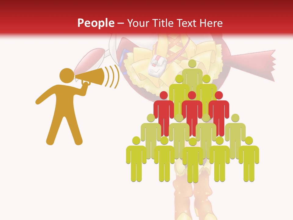 A Girl In A Yellow Dress Is Flying PowerPoint Template