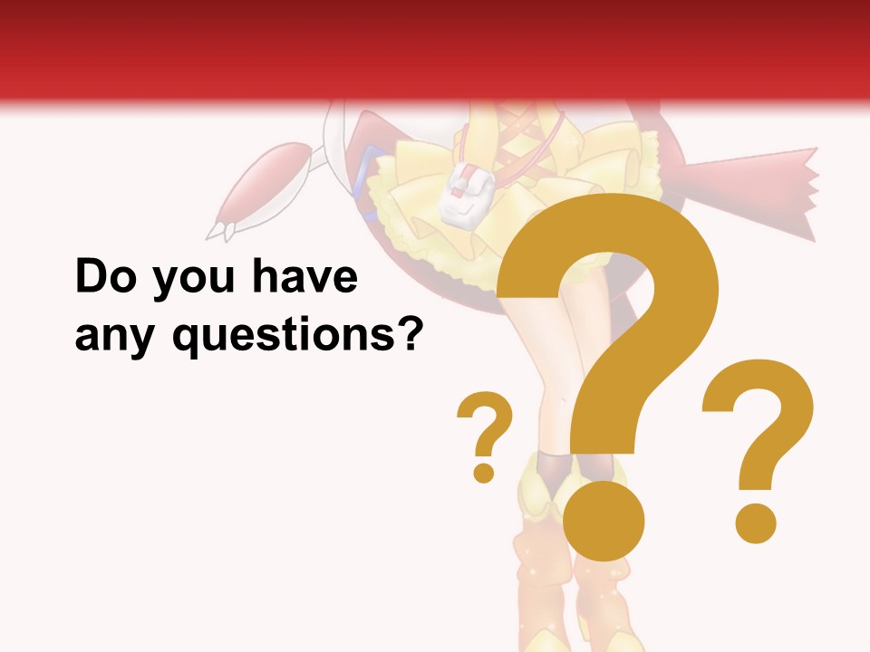 A Girl In A Yellow Dress Is Flying PowerPoint Template