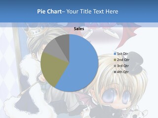 A Group Of Anime Characters Sitting Next To Each Other PowerPoint Template