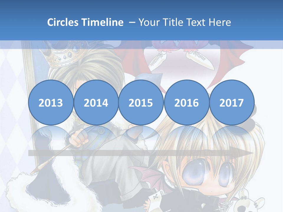 A Group Of Anime Characters Sitting Next To Each Other PowerPoint Template
