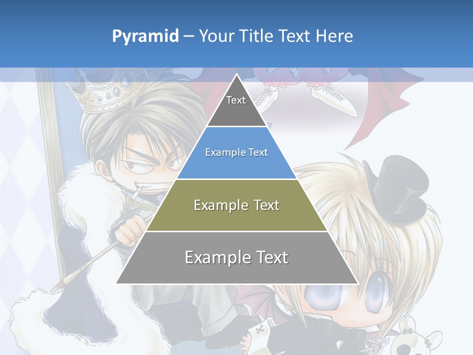 A Group Of Anime Characters Sitting Next To Each Other PowerPoint Template