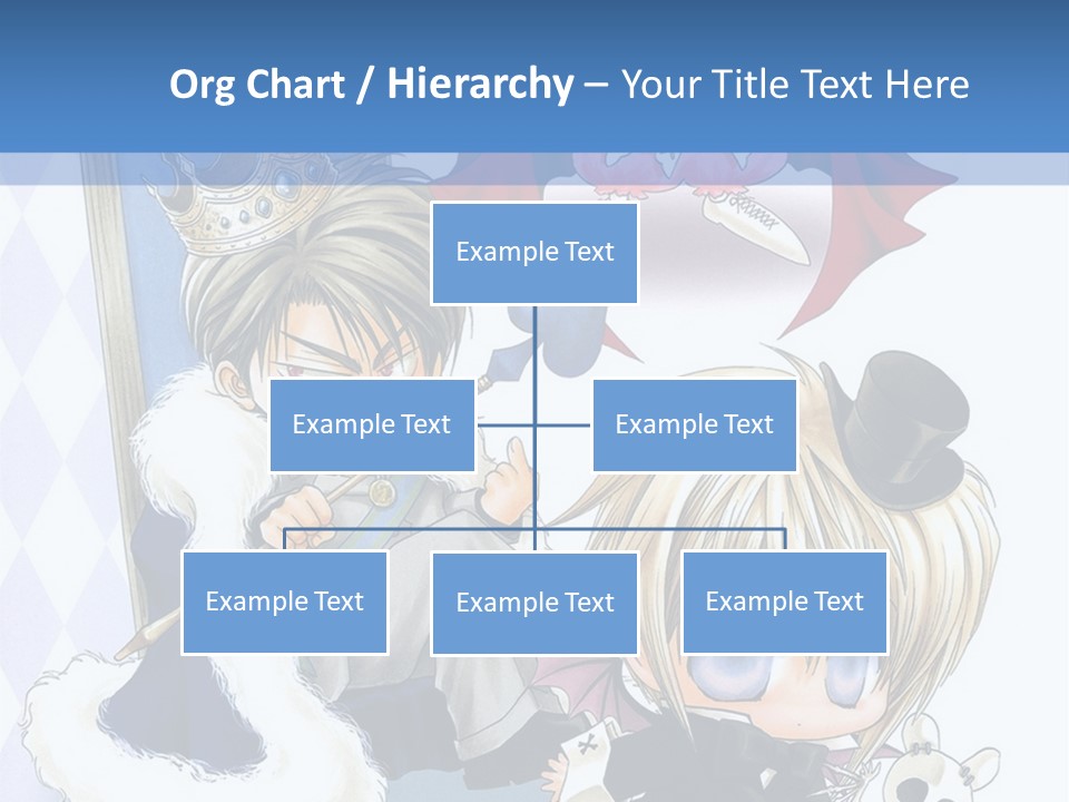 A Group Of Anime Characters Sitting Next To Each Other PowerPoint Template