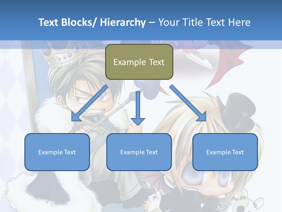 A Group Of Anime Characters Sitting Next To Each Other PowerPoint Template