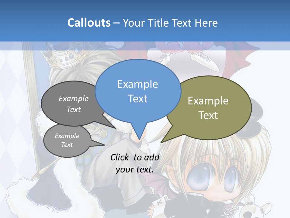 A Group Of Anime Characters Sitting Next To Each Other PowerPoint Template