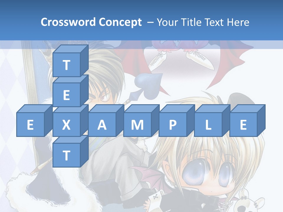 A Group Of Anime Characters Sitting Next To Each Other PowerPoint Template