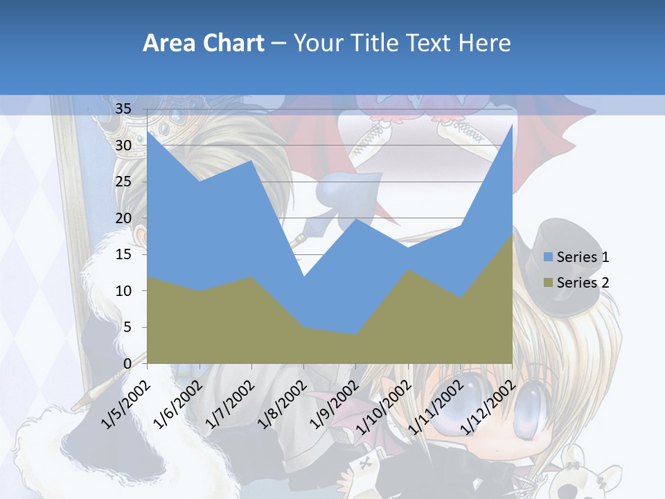 A Group Of Anime Characters Sitting Next To Each Other PowerPoint Template