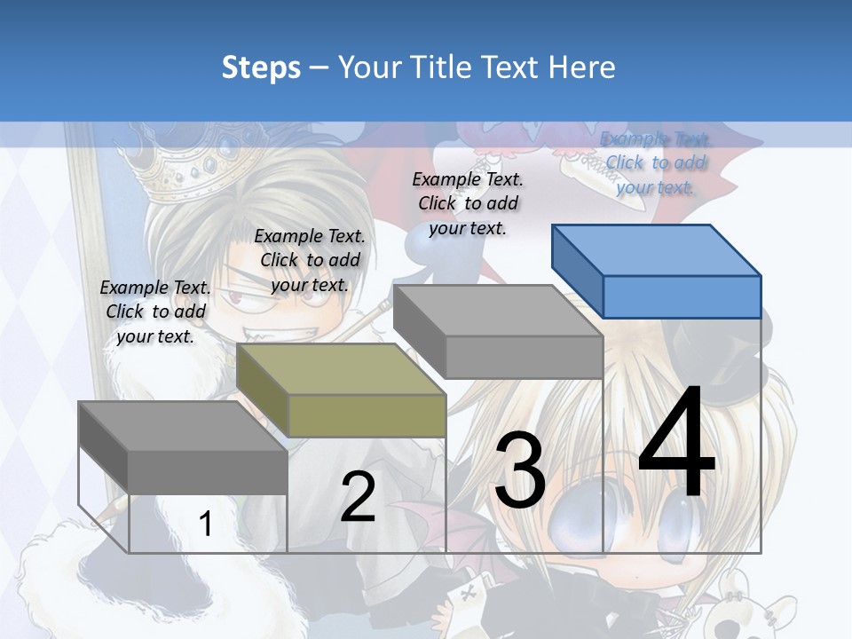A Group Of Anime Characters Sitting Next To Each Other PowerPoint Template
