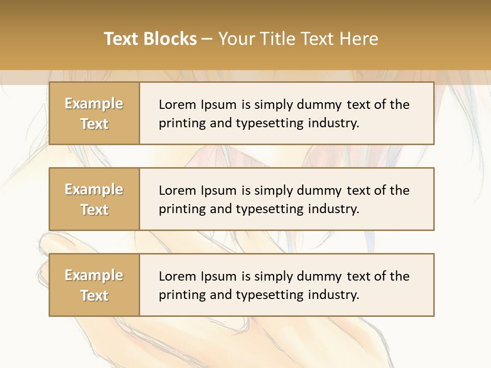 A Anime Character With Pink Hair And Blue Eyes PowerPoint Template