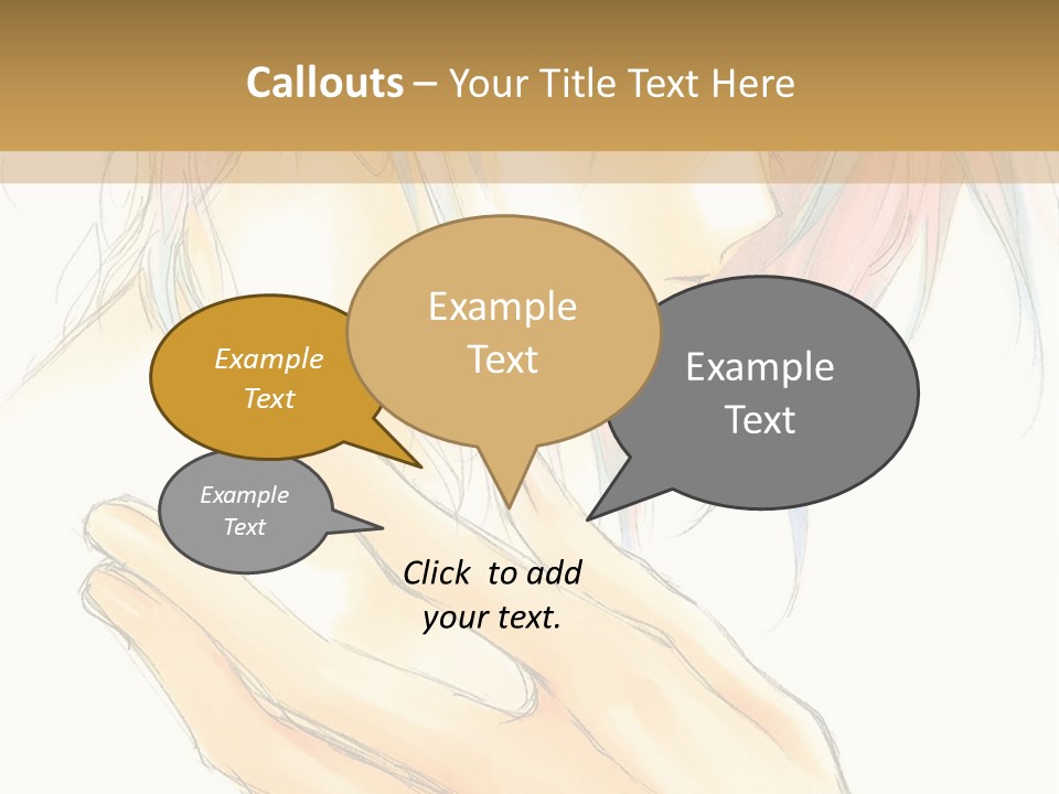 A Anime Character With Pink Hair And Blue Eyes PowerPoint Template