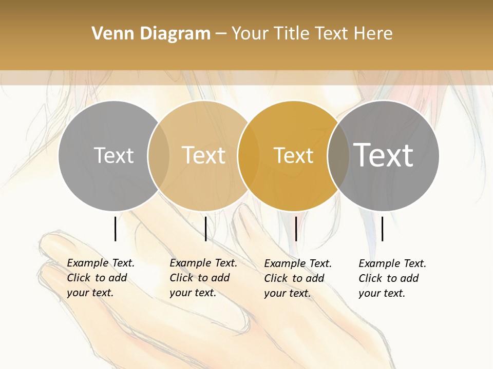 A Anime Character With Pink Hair And Blue Eyes PowerPoint Template