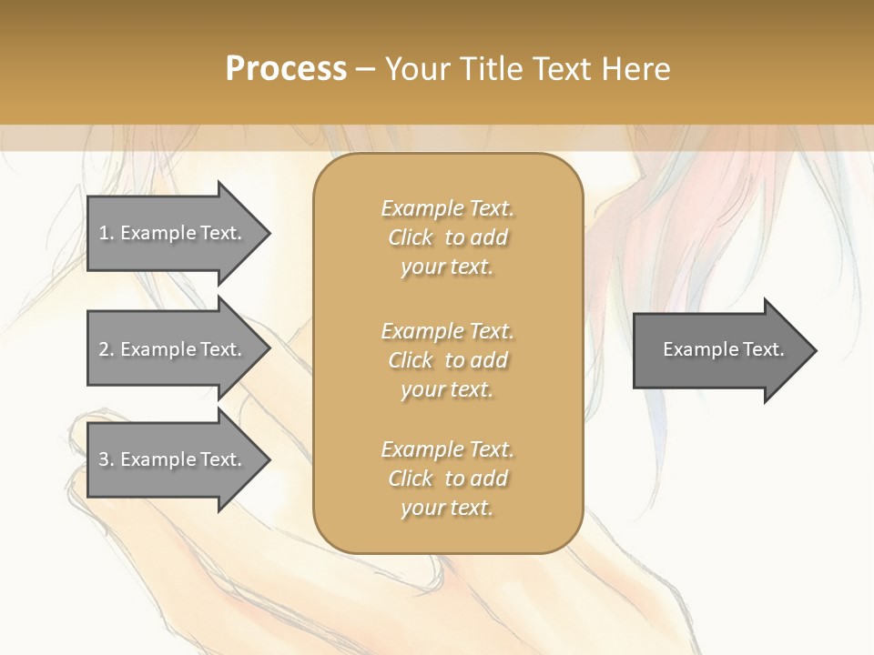 A Anime Character With Pink Hair And Blue Eyes PowerPoint Template