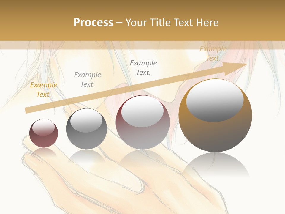 A Anime Character With Pink Hair And Blue Eyes PowerPoint Template