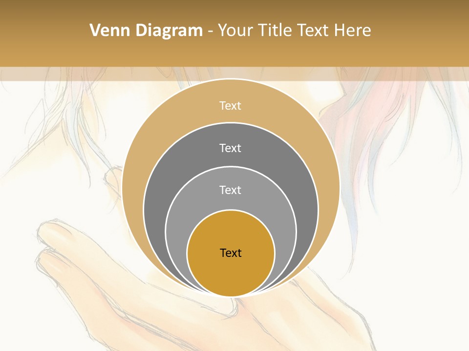 A Anime Character With Pink Hair And Blue Eyes PowerPoint Template