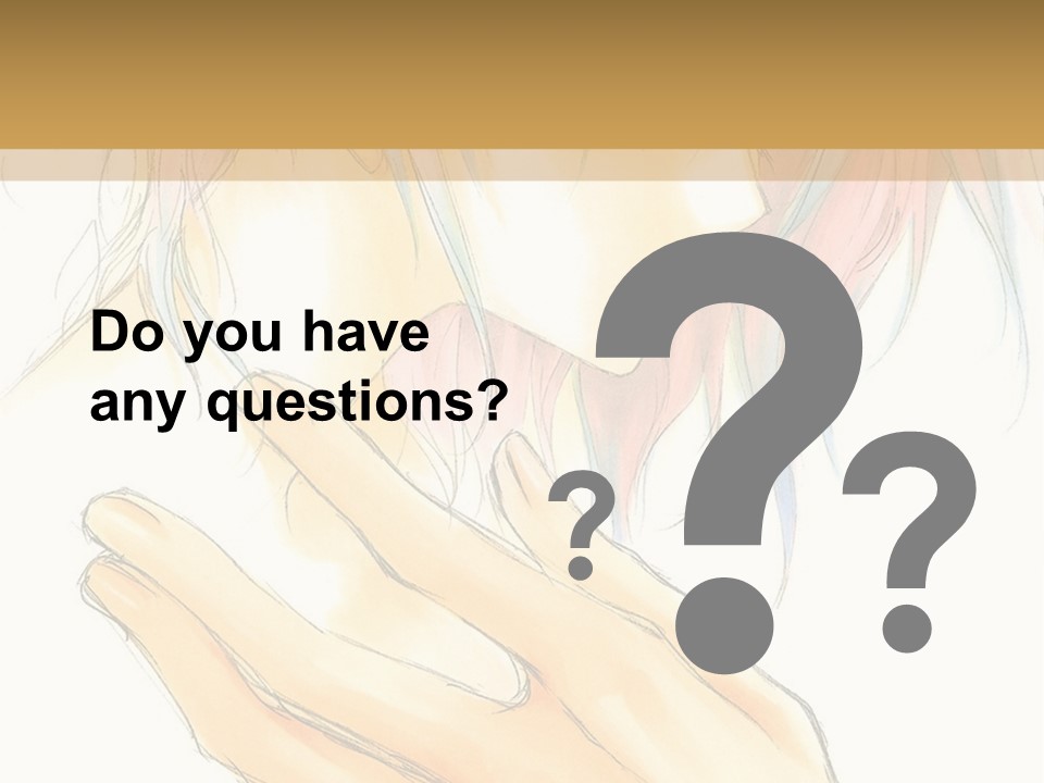 A Anime Character With Pink Hair And Blue Eyes PowerPoint Template