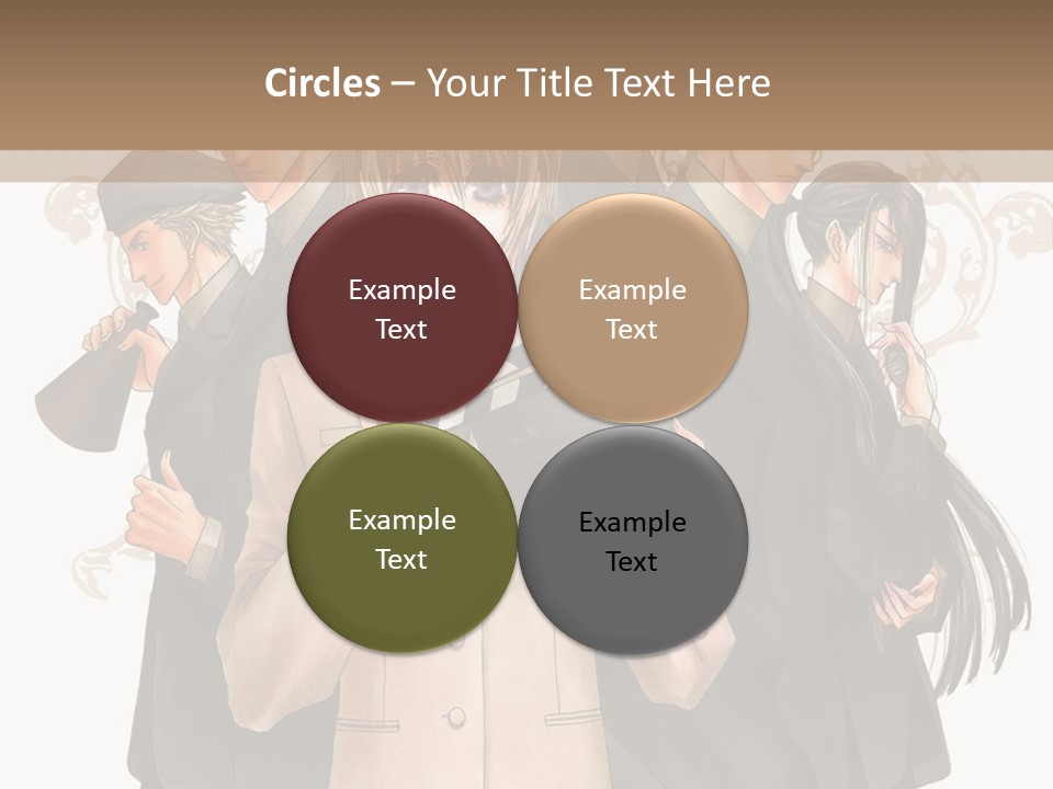 A Group Of People Standing Next To Each Other PowerPoint Template