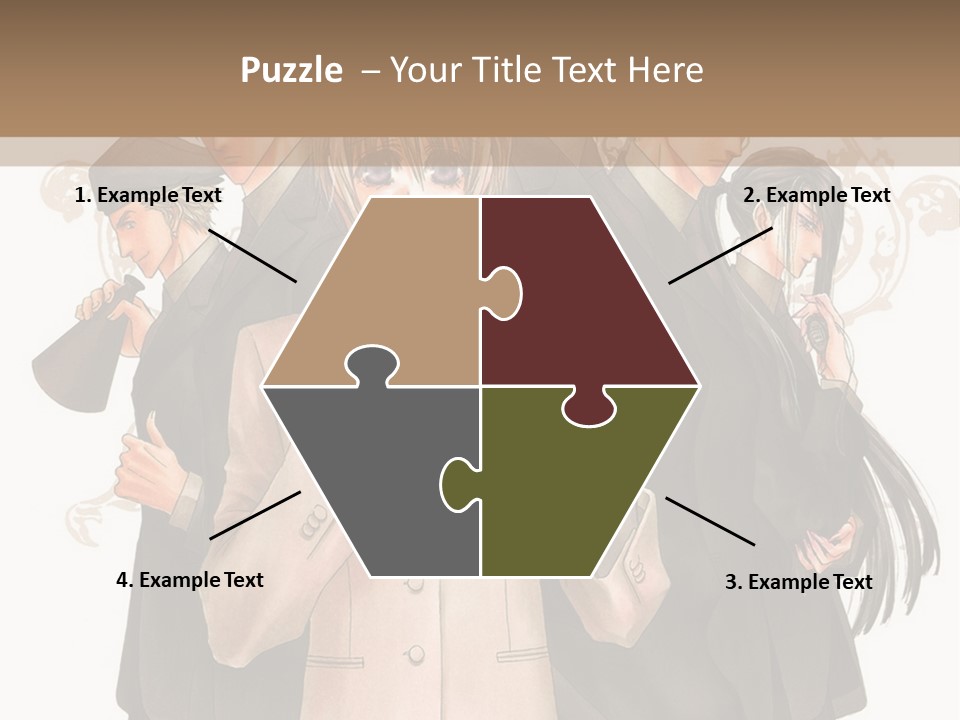 A Group Of People Standing Next To Each Other PowerPoint Template