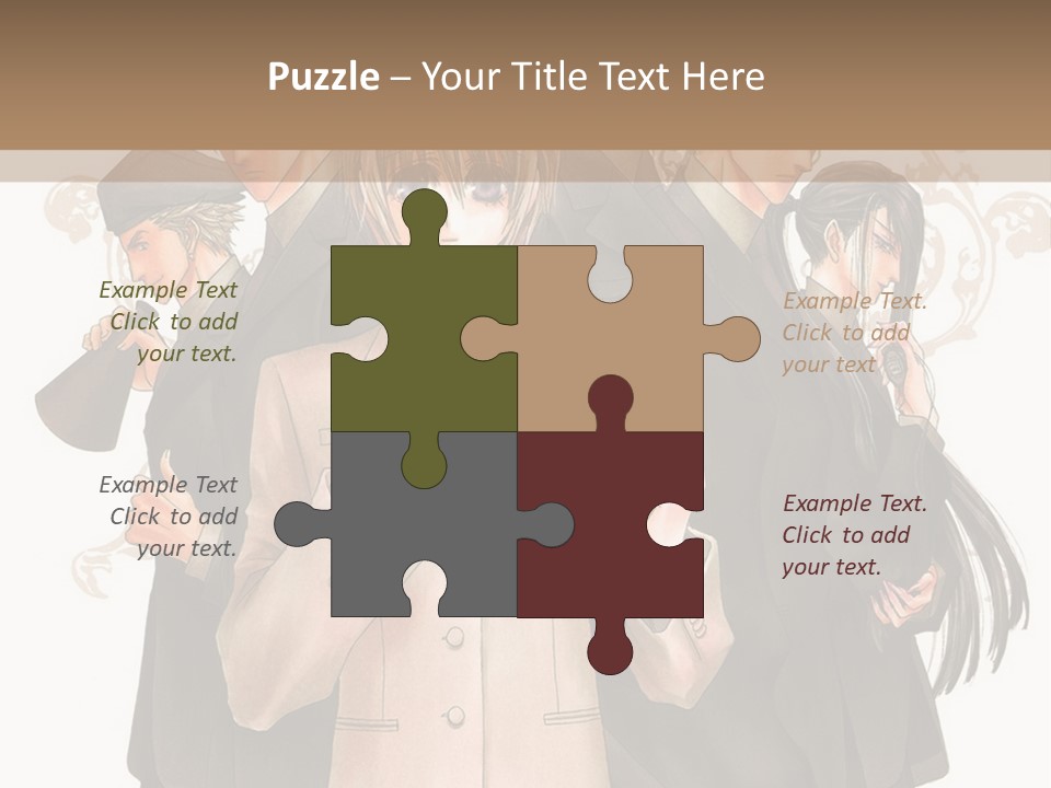 A Group Of People Standing Next To Each Other PowerPoint Template