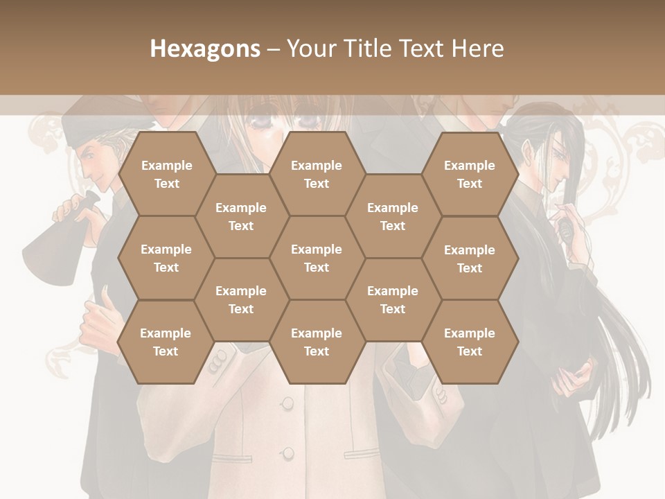 A Group Of People Standing Next To Each Other PowerPoint Template