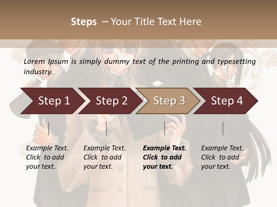 A Group Of People Standing Next To Each Other PowerPoint Template