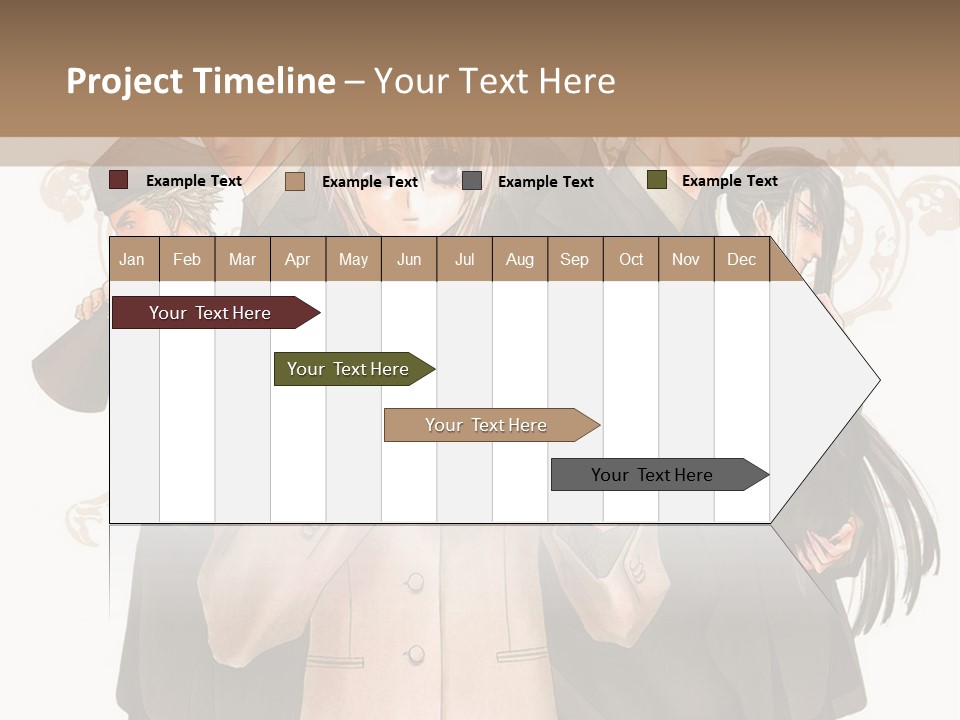 A Group Of People Standing Next To Each Other PowerPoint Template