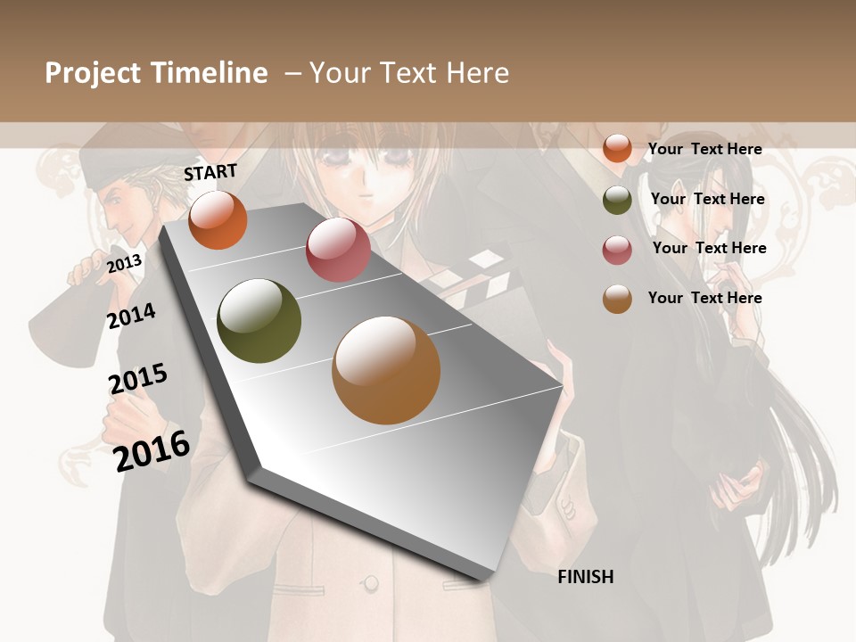 A Group Of People Standing Next To Each Other PowerPoint Template