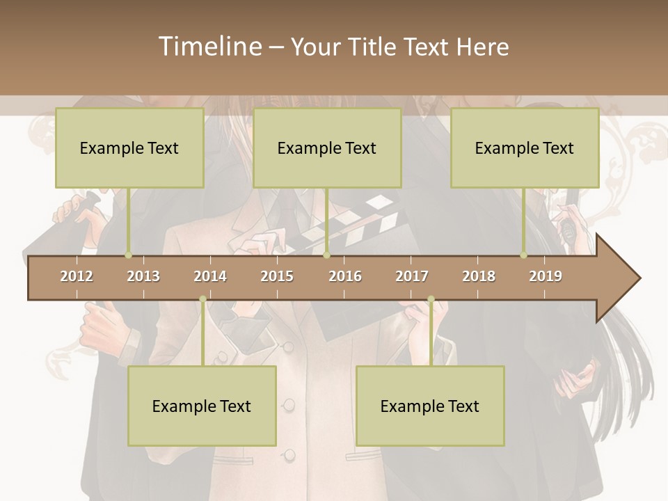 A Group Of People Standing Next To Each Other PowerPoint Template