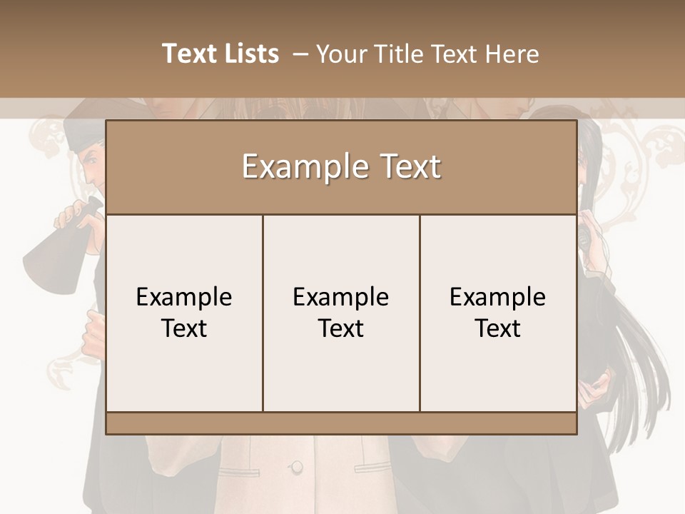 A Group Of People Standing Next To Each Other PowerPoint Template