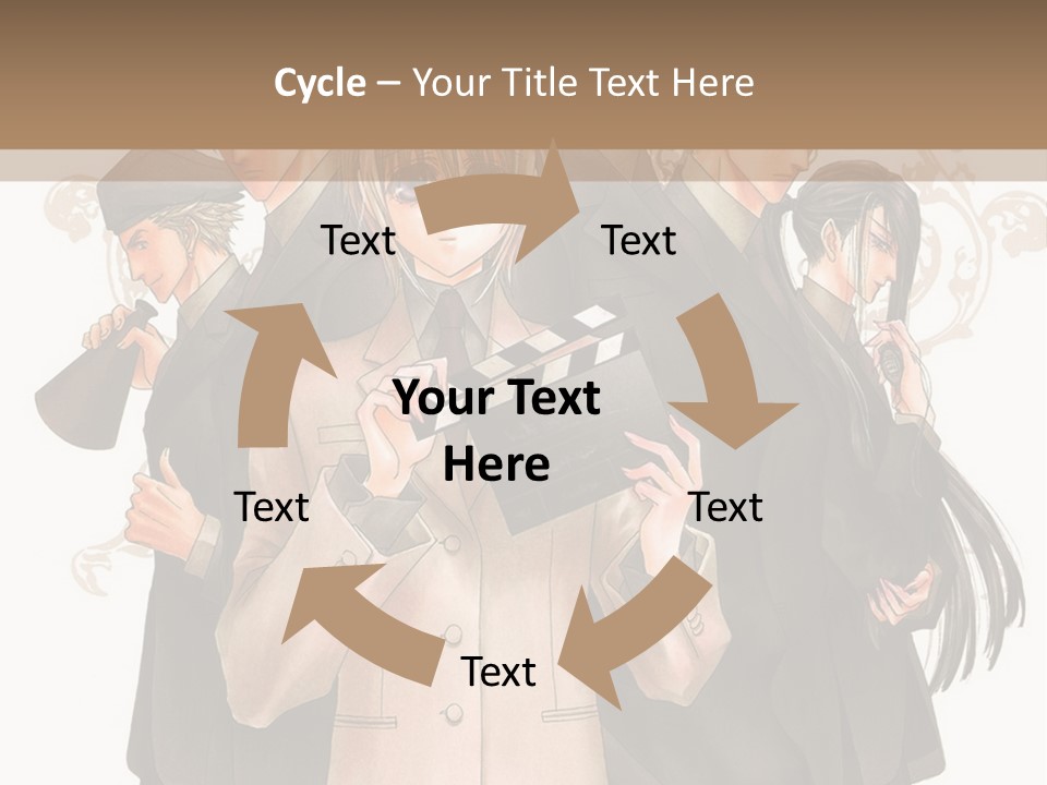 A Group Of People Standing Next To Each Other PowerPoint Template