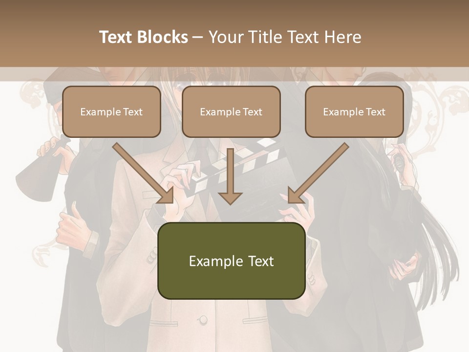 A Group Of People Standing Next To Each Other PowerPoint Template