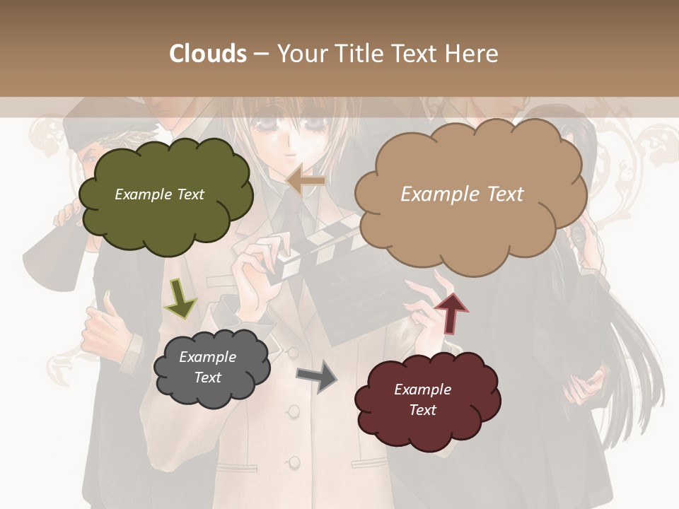 A Group Of People Standing Next To Each Other PowerPoint Template