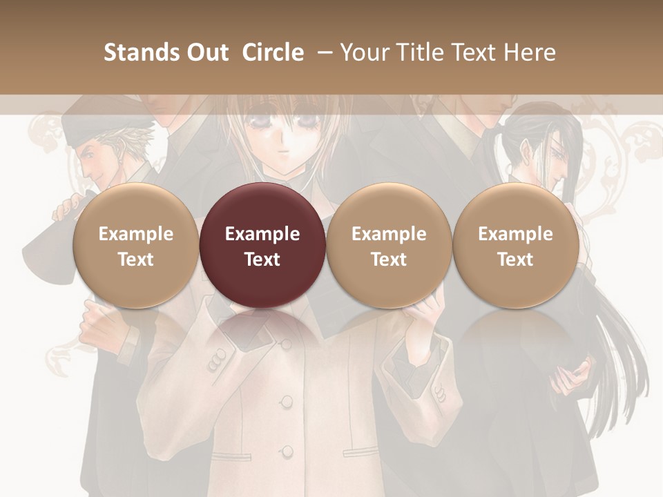 A Group Of People Standing Next To Each Other PowerPoint Template