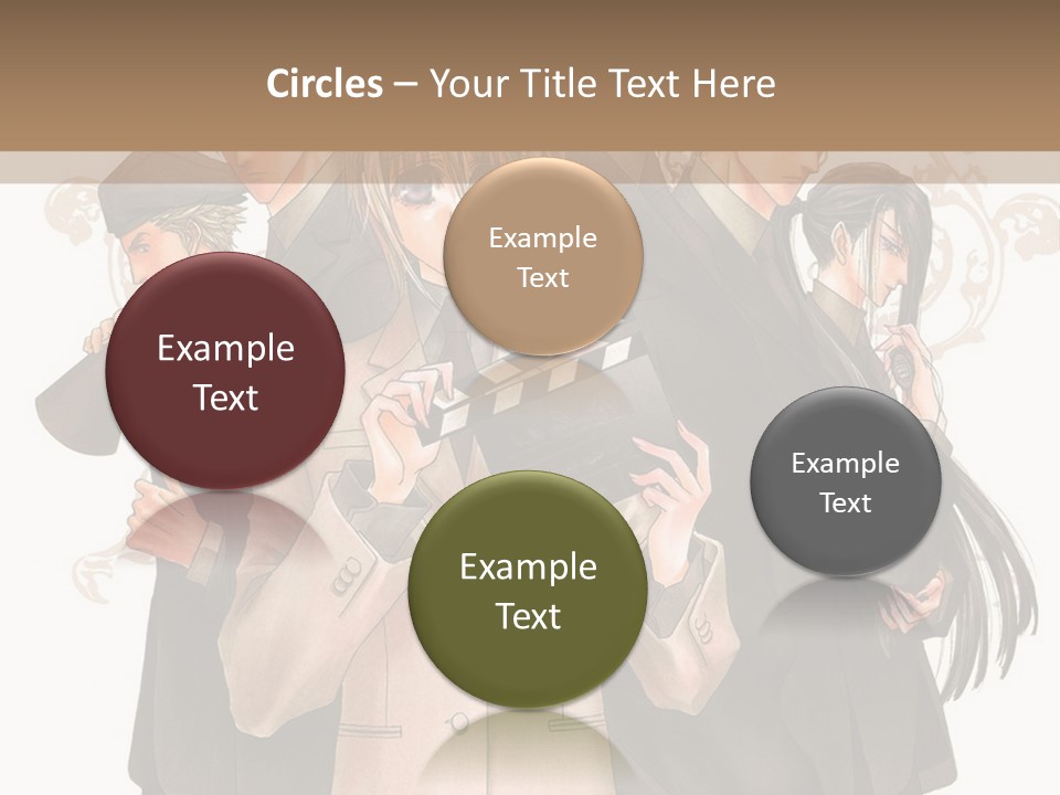 A Group Of People Standing Next To Each Other PowerPoint Template