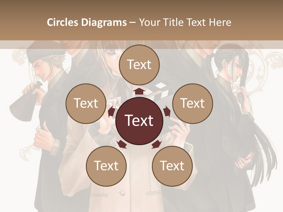 A Group Of People Standing Next To Each Other PowerPoint Template
