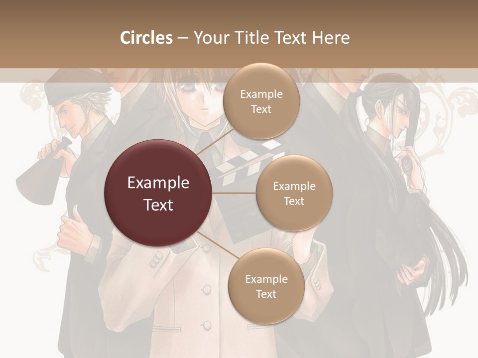 A Group Of People Standing Next To Each Other PowerPoint Template